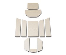 Feuerraumauskleidung B für Oranier Polar 6 Kaminofen Ersatzteile Brennraum