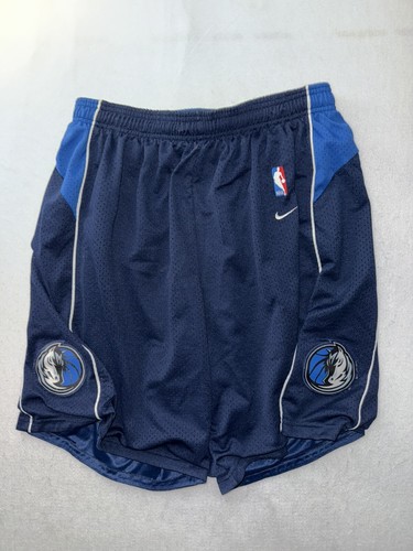 Vintage Nike Authentic Dallas Mavericks Mavs NBA Basketball Shorts Herren Gr. XL
