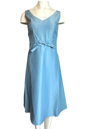 Abito classico donna blu Lynn Lugo taglia 2 formale primavera estate made in USA - Foto 6 di 9