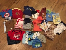 Baby boy Newborn 0-3 outfits Spring/Summer Outfits Lot of 29 Pcs. Carter's