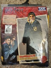 LICENSED HUFFLEPUFF HARRY POTTER ROBE HALLOWEEN COSTUME BOOK WEEK CHILDS LARGE