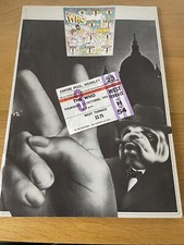 The Who 1975 Programme And Ticket