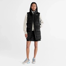 Timberland Black Longline Puffer Gilet - Size L