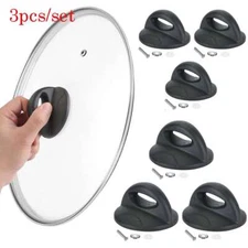 3× Replacement Kitchen Cookware Crock Pot Pan Lid Covers Grip Knob Anti Rust