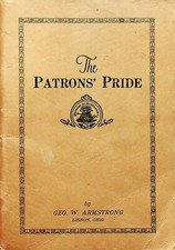 1908 THE PATRONS' PRIDE SONGBOOK BY George W. Armstrong - E11-H