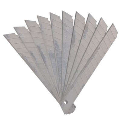 10 - 8000 Profi Abbrechklingen Cutterklingen Ersatzklingen 9mm gehärtet scharf