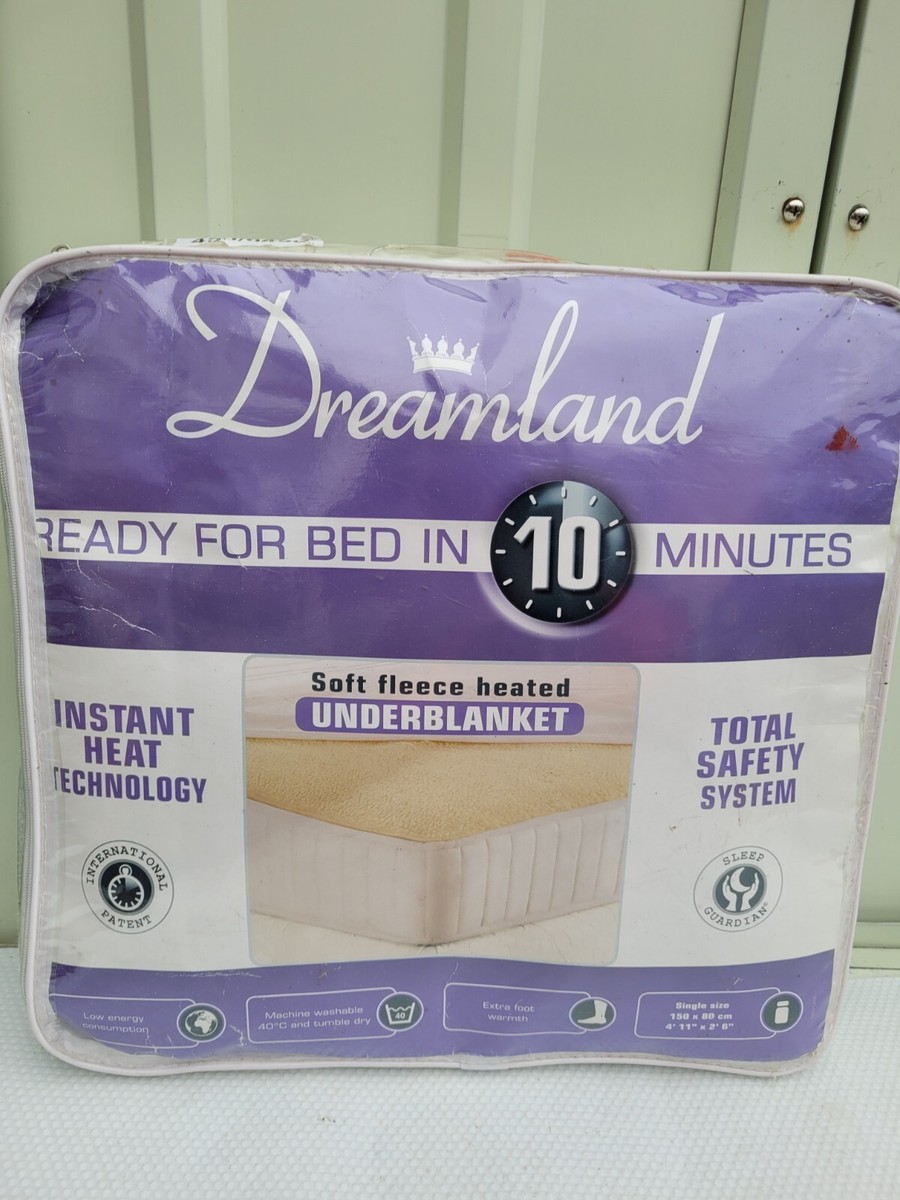 Dreamland Intelliheat Soft Fleece Heated Underblanket Singlesize