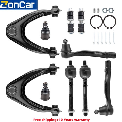 Complete 10x Front Ball Joints Control Arms Sway Bars Kit For 9600