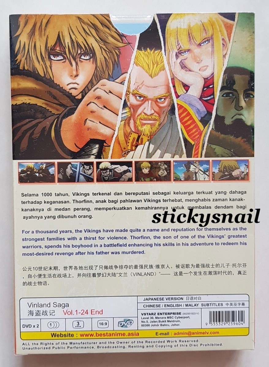 Vinland Saga Vol.1 - 24 End Japanese Anime DVD for sale online