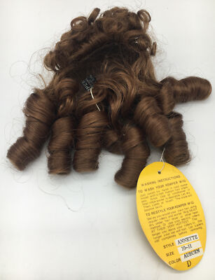 Vintage Kemper Originals Doll Wig 10-11 Annette Auburn Modacrylic 