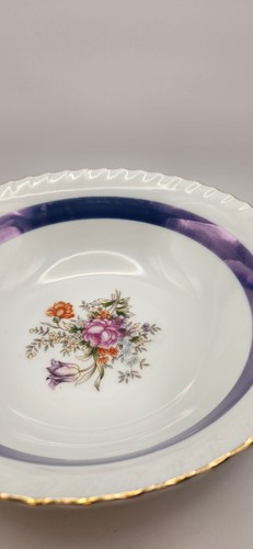 Vintage Westwood Serving Bowl Floral Fine China Made In Japan 9" x 9" x 2.5 High - Picture 4 of 9