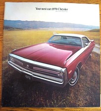 1970 Chrysler Prestige Color Brochure 1969 Chrysler Brochure 2 Items