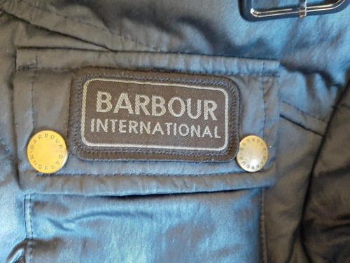 BARBOUR Women's Dark Navy Natural Down & Feathers Quilted Jacket Coat - UK 10 - Picture 11 of 13