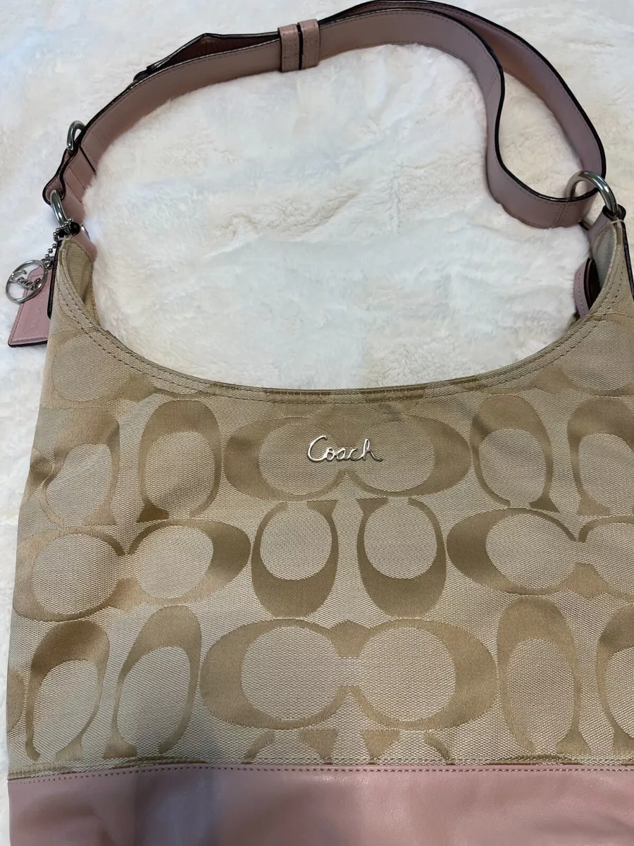 Coach signature sales duffle bag