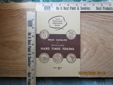 Price Catalog United States Hard Times Tokens by Hewitt Brothers