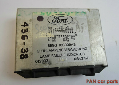 Ford Scorpio I Steuergerät Glühlampenüberwachung 85GG 10C909AB, 012933, 84375E