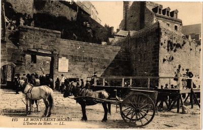 CPA AK Le Mont-St-MICHEL - L'Entrée du Mont (209392)