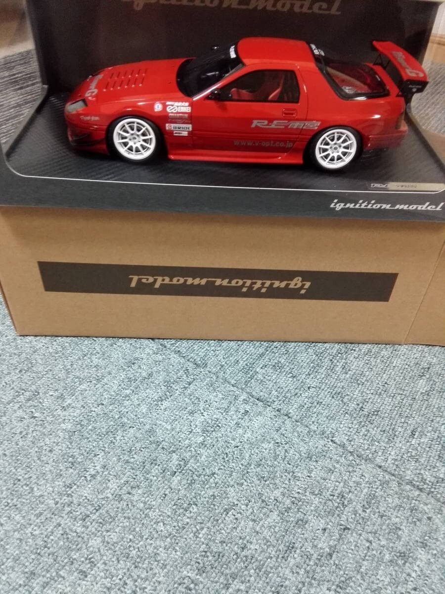 1/18 Ignition model Mazda RX-7 (FC3S) RE Amemiya Red (Mazda