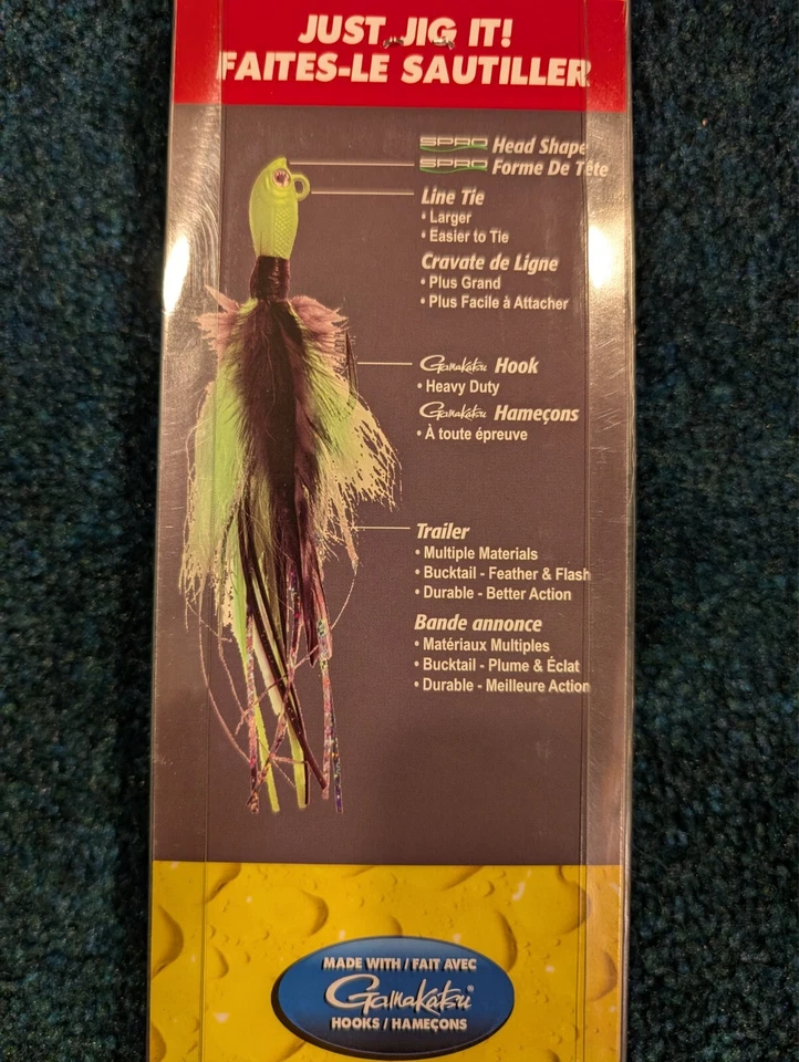 One- SPRO POWER BUCKTAIL 定制 3 盎司 SPBCEEL-3 EEL AX9491 最后一个!! — 第 4/4 张图片