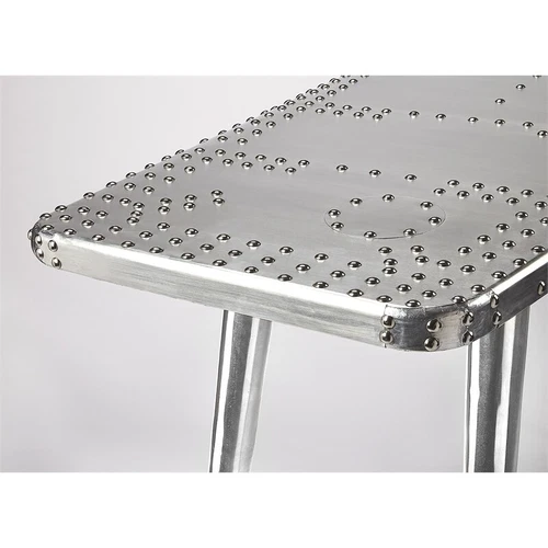 Butler Specialty Industrial Chic Midway Aviator Desk In Silver - Picture 3 of 5