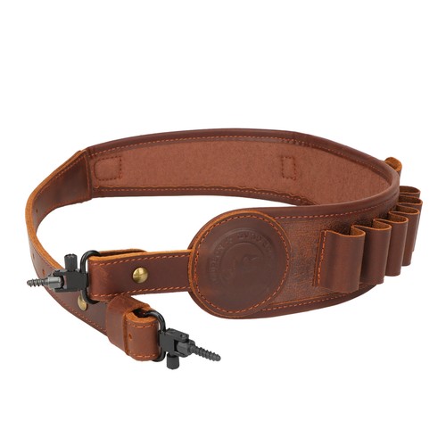 TOURBON Shotgun Sling Rifle Shoulder Strap w/ Swivels Shell Holder for 12 Gauge - Picture 12 of 24