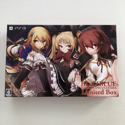 PS3 BLAZBLUE CHRONO PHANTASMA LIMITED BOX NTSC-J Japan
