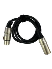 Audio 2000's 3ft Microphone Cable Male XLR to Female XLR