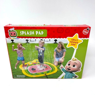 CoCoMelon Splash Pad Melon Outdoor Play Mat Sprinkler for Kids 12M+ Brand New