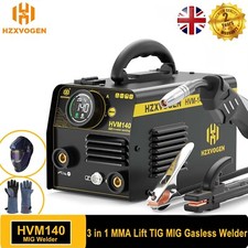 HZXVOGEN 3IN1 200Amp MIG Welder No Gas 220V MIG/TIG/Stick Welding Machine SYN UK