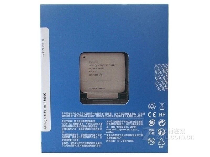NEW Intel Core i7-5930K SR20R 3.50GHz 6-Core LGA 2011-3 CPU Processor IN BOX - Image 3 of 3