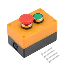 Push Button Switch Box Momentary Green Switches and Emergency Stop