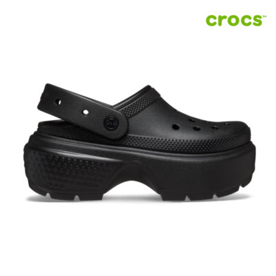 NEW CROCS Stomp Clog 209347 BLACK UNISEX SIZE | eBay