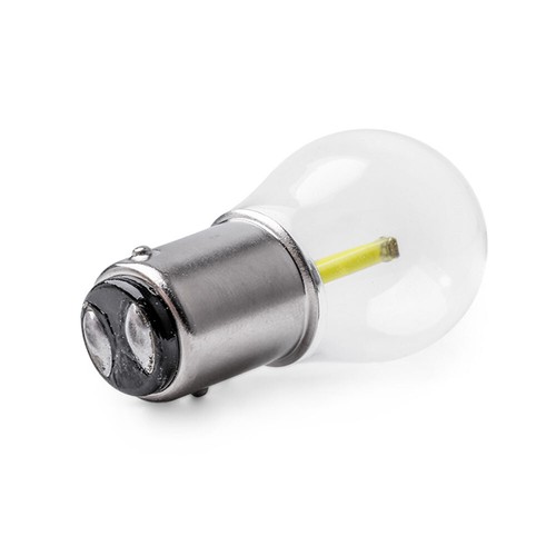 2Pc 1157 BA15D 12V White COB LED Car Reverse Backup Tail Brake Light Lamp Bulb- - Picture 7 of 12