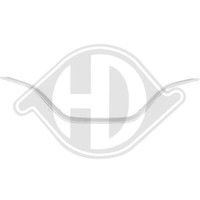 Diederichs 4446042 Zier-/Schutzleiste, KüHlergitter FüR Renault
