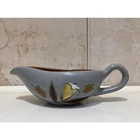 STANGL GOLDEN HARVEST Gravy Boat Mayo Syrup Bowl Spout Newark Pottery Vtg