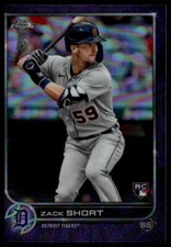 2022 Topps Chrome Ben Baller Edition Zack Short #86 Purple Refractor /42 QTY