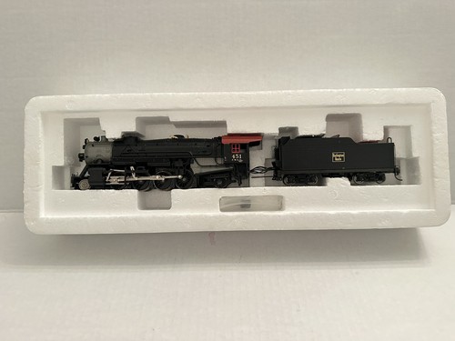 Broadway Limited HO 207 FW & D E4A 2-8-2 Steam Locomotive #451 W/ Tender - Picture 3 of 10