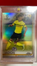 2019 Topps Jadon Sancho Rookie Card UEFA Champions League Base #1-255 Mint. rookie card picture