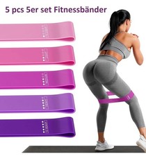 Fitnessbänder Sport Widerstandsband schlank Gummiband Gymnastikband Figu 5er Set