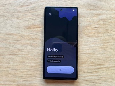 Google Pixel 6A - 128GB, Schwarz, ohne Simlock