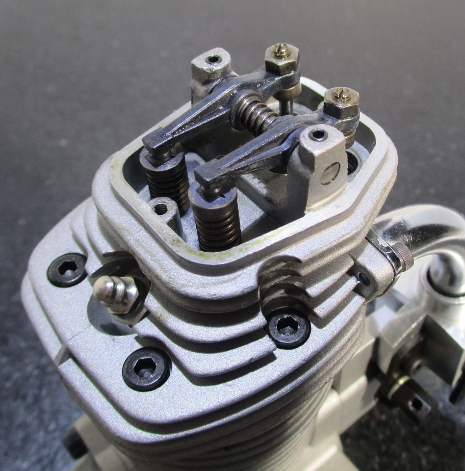 Enya 120-4C 19.93cc 4 cycle glow engine with muffler, used for R/C airplane f/s - Image 3 of 4