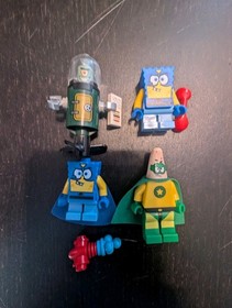 LEGO SpongeBob SquarePants Heroic Heroes Of The Deep 3815 100% Complete Plankton