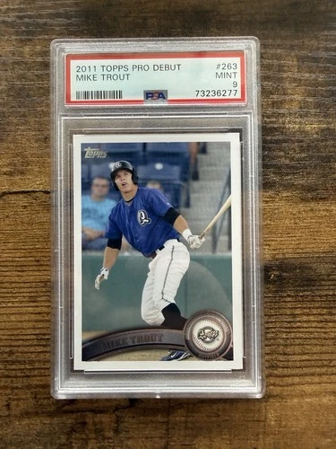 2011 Topps Pro Debut - #263 Mike Trout (RC) PSA 9