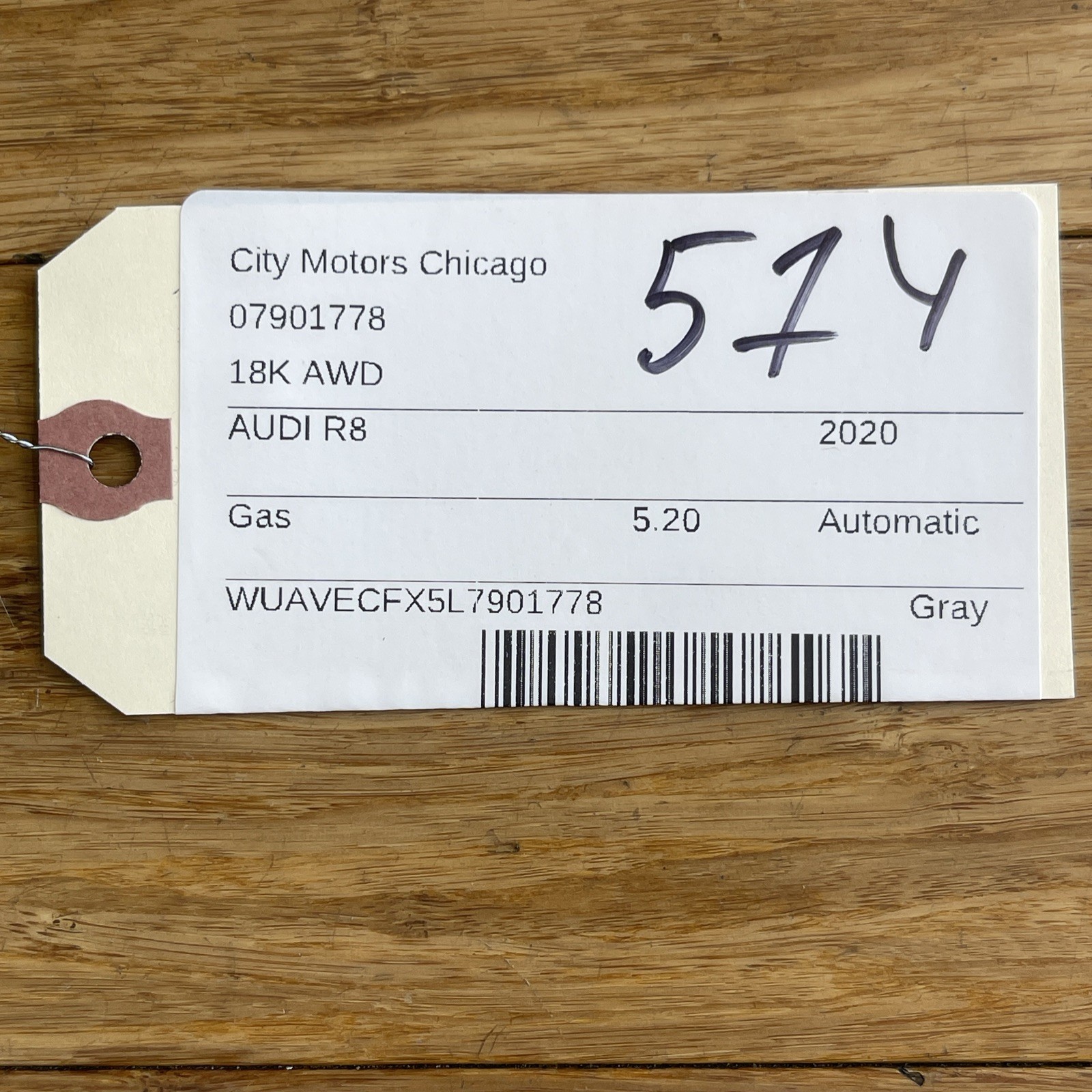 2017-2023 Audi R8 4S Connecting Pipe Hose Line OE Genuine Part 18k Miles