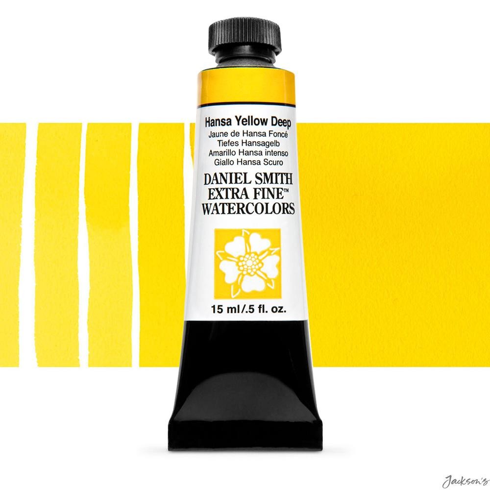 Daniel Smith Watercolour Paint Tube 15ml Hansa Yellow Deep Series 1 PY65