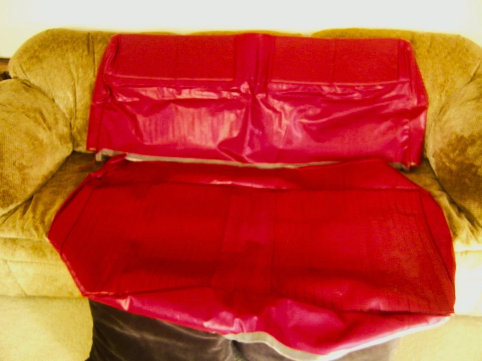 Cubiertas de asiento delanteras y traseras Mercury Comet Wagon 1965 nuevas - extremadamente raras Foto 2 de 4