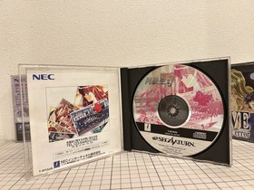 Sega Saturn NTSC-J Bundle Eve Burst Error Doukyuusei if Tanjou Debut S Anime Lot