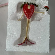 Dept 56 Krinkles Valentine Heart Valentines Ornament - Patience Brewster