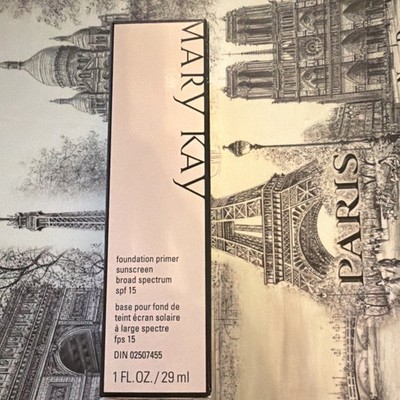 Mary Kay Foundation Primer Sunscreen Broad Spectrum SPF 15 1 fl oz 29 ml