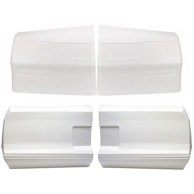 MD3 1981-88 Monte Carlo Stock Car Racing Nose/Bumper Kit, White